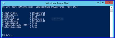 Image result for PowerShell TCP Port Check