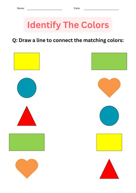 Image result for Printable Color Matching