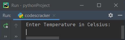 Image result for Python Convert Celsius to Fahrenheit