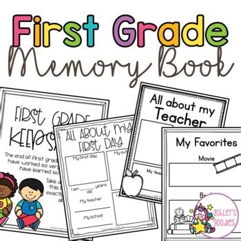 Image result for First Grade Memory Book