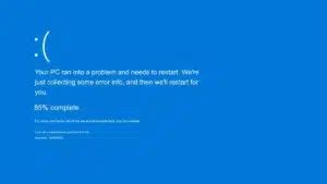 Image result for System Restart Error Screen Shot