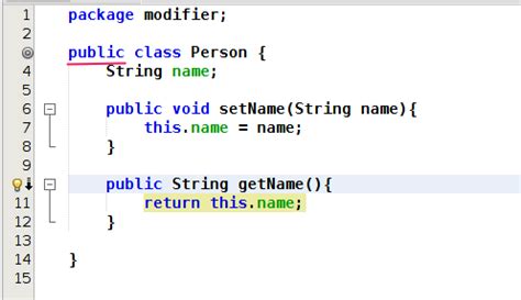 Image result for Modifier Dalam Java