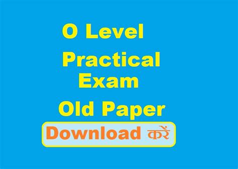 Image result for O Level Old Paper