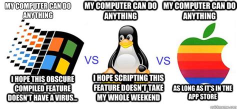 Image result for Linux Windows Meme