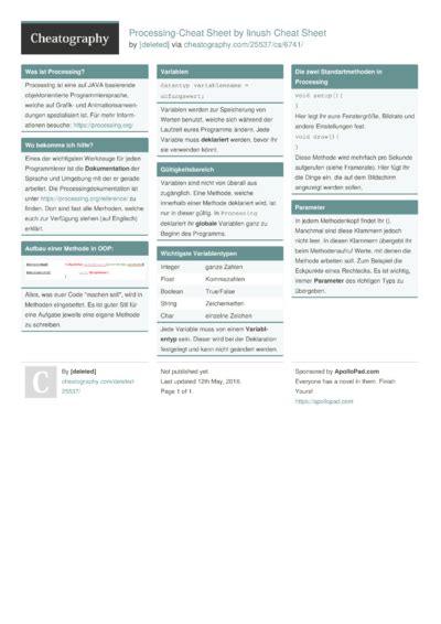 Process Graph Cheat Sheet に対する画像結果