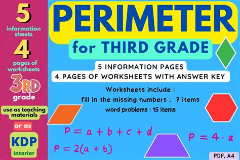 3rd Grade Math Perimeter Worksheets に対する画像結果