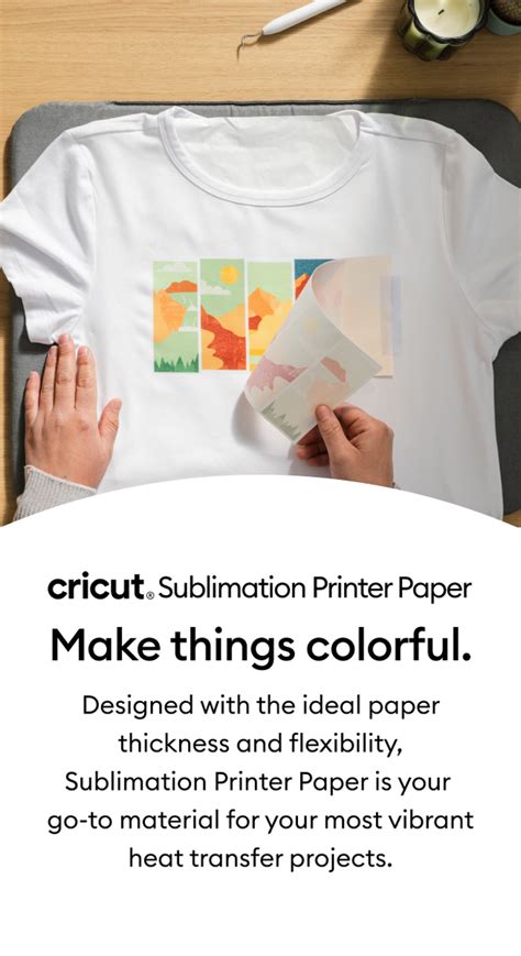 Cricut® Sublimation Printer Paper - 8.5 in x 11 in (100 ct) | Cricut Shop