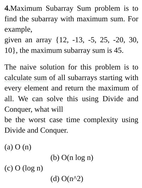 Maximum Subarray Problem Digram に対する画像結果