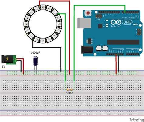 NeoPixel Arduino に対する画像結果