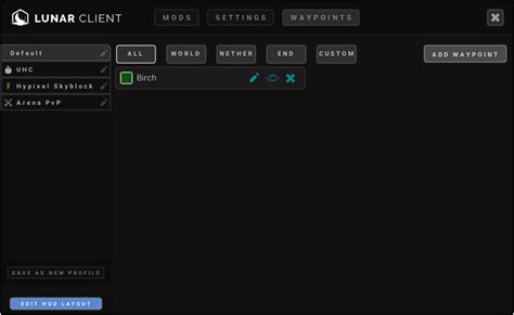 Image result for Lunar Client Controls