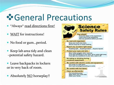 Image result for Lab Safety Precautions