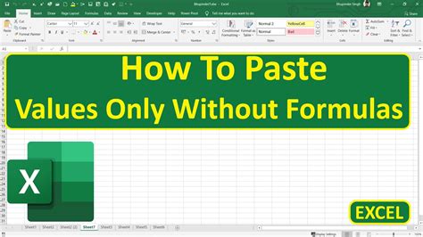 Toradh íomhá ar How to Paste Values in Excel