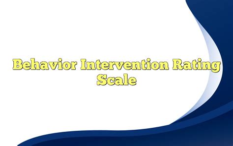 Problem Behavior Rating Scale に対する画像結果
