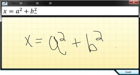 Image result for Math Input Panel