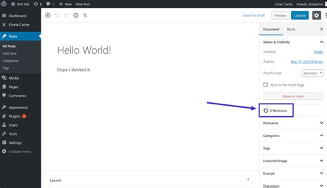 Afbeeldingsresultaten voor Undo New WordPress Page