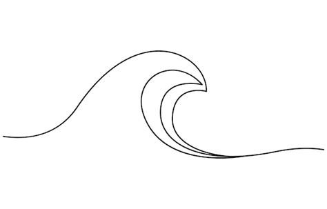 Image result for Ocean Wave Single Line