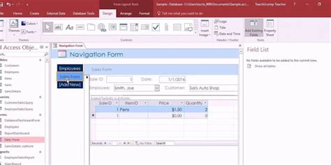 Image result for Examples of Access Database Projects