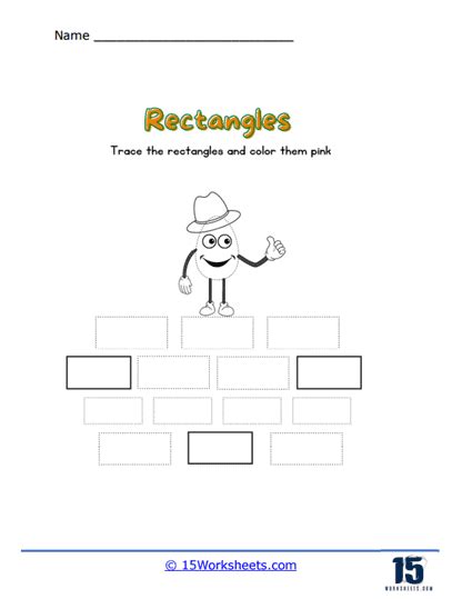 Image result for Color the Rectangles Worksheet