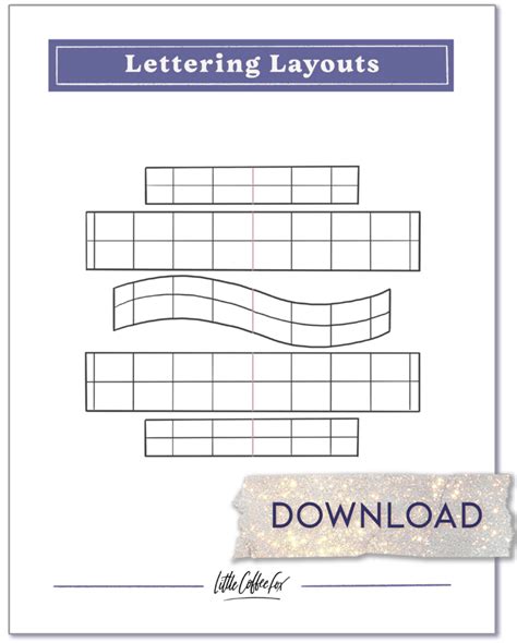 Hand Lettering Layout Template に対する画像結果