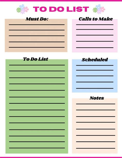 Image result for To Do List Template iOS
