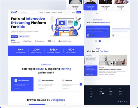 Personalized Learning Website UI Design కోసం చిత్ర ఫలితం