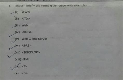 Toradh íomhá ar HTML Assignment Practical Questions