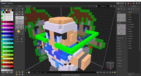 Developer 3D Model に対する画像結果
