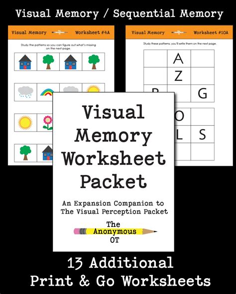 Toradh íomhá ar Visual Memory Activity for Kids