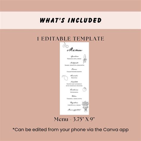 Image result for Italian Wedding Menu 3 Course