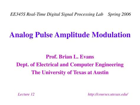 Image result for Analog Pulse Modulation