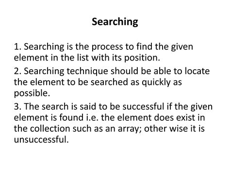 Image result for Types of Searching and Sorting Techniques Available in Java with an Example
