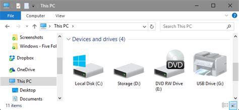 Image result for File Explorer Many Drives