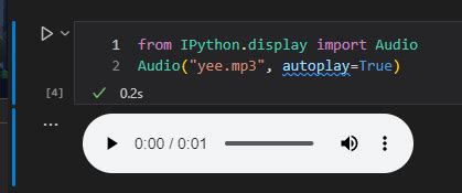 Toradh íomhá ar IPython Display Audio Logo