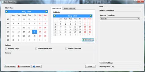 Toradh íomhá ar Assesment Dates Calcualtor Ppython