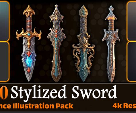 Stylized Sword Reference に対する画像結果