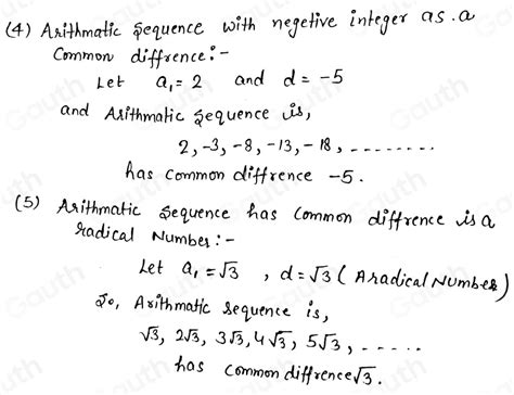 Arithmetic Sequence with Negative Numbers に対する画像結果