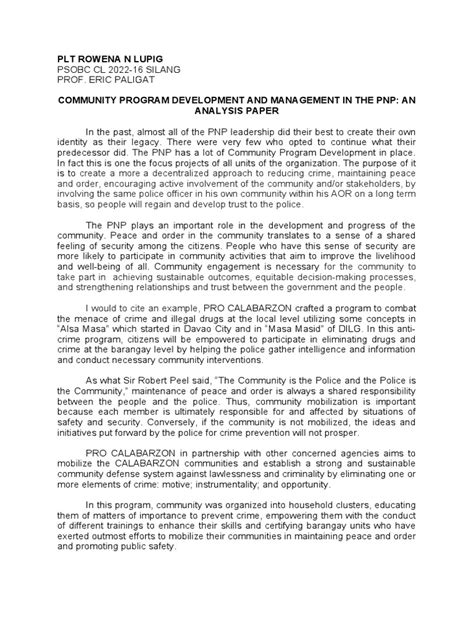 Image result for Program Management in Community