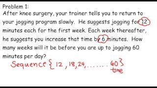 Arithmetic Sequence Word Problems Worksheet に対する画像結果
