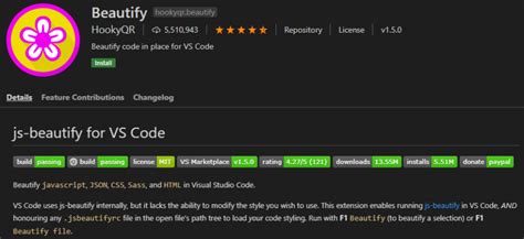 Toradh íomhá ar Como Usar Beautify Vscode