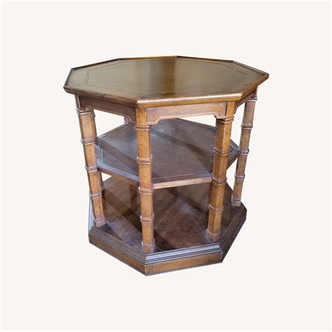 Image result for Leather Top Table Octagonal