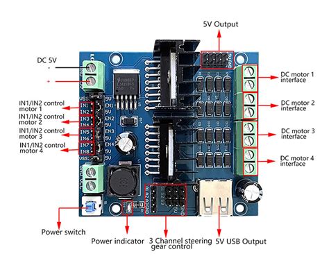 Afbeeldingsresultaten voor 6 Channel Motor Driver Module