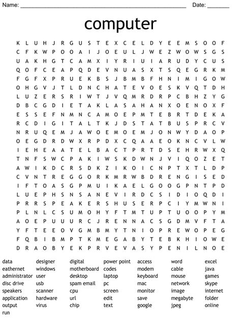 Image result for Computer Word Search