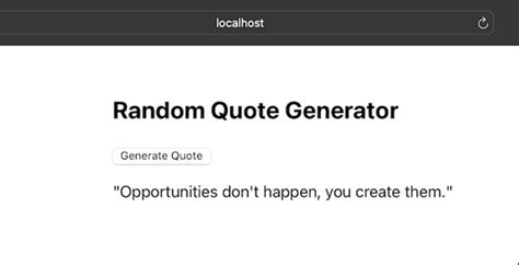 Toradh íomhá ar Random Quote Generator Using Python