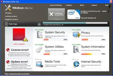 Toradh íomhá ar Utility Manager Windows 1.0