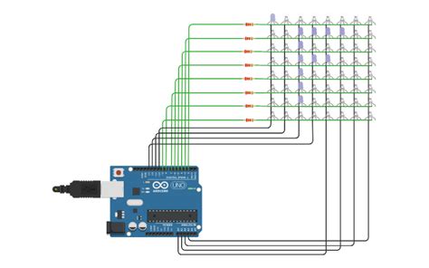 Image result for LED Matrix Tinkercad