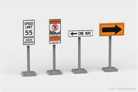 Afbeeldingsresultaten voor LEGO Sticker Sheets Road Signs