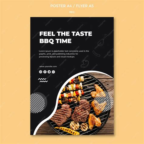 Image result for Spring BBQ Poster Template