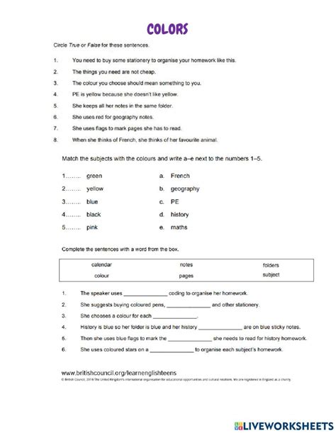 Image result for Colour Coding Homework