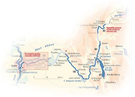Toradh íomhá ar Map White Rhone River
