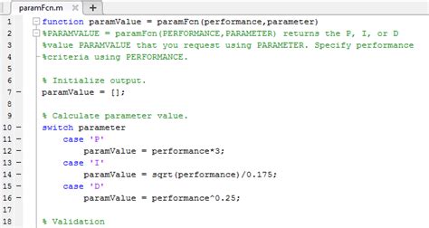 Image result for Create Parameter in MATLAB Command Line